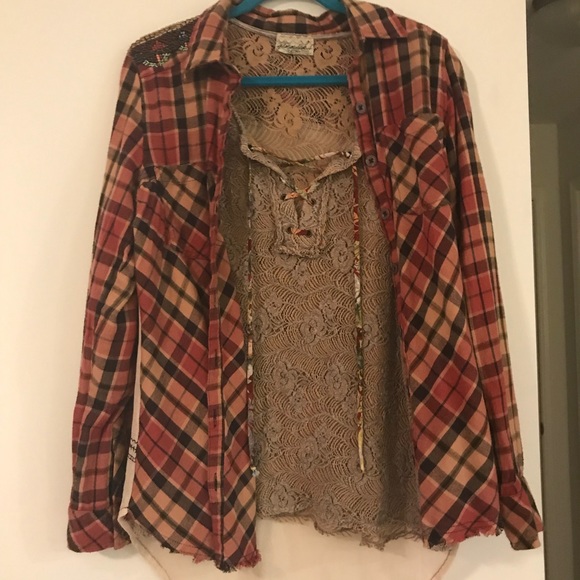 Gimmicks laced up lace top - Picture 7 of 8